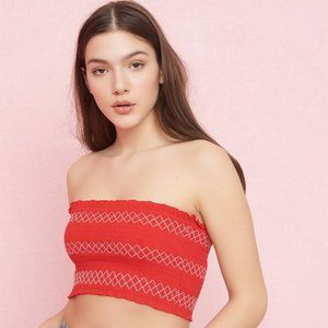 Free with purchase Garage The Smocked Tube Top! XS